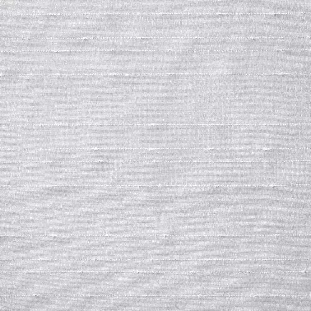 Sasha White 52 In. W X 84 In. L Rod Pocket Sheer Curtain (Single Panel)