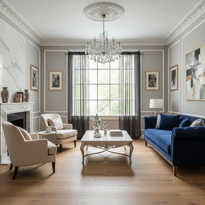 Luxury Sheer Curtains, Window Treatment Curtain Panels with Rod Pocket for Kitchen, Bedroom and Living Room (40 X 84 Inches Long, Set of 2)