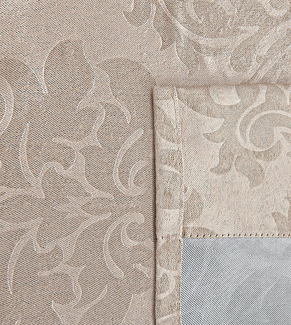 Ivory Beige Extra Wide Curtains for Wall Partition. Sliding Hanging Room Dividers Come as Set of 2 Dividers for Bedroom or Can Be Used as Privacy Screen. (Evelyn 108 X 108 Ivory)