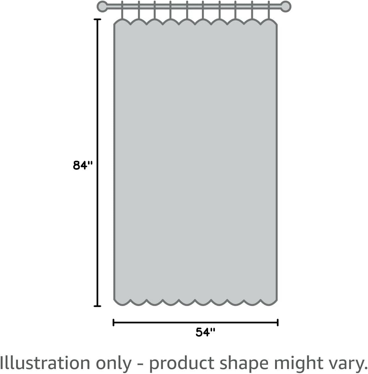 Burlap Linen Sheer Curtains for Living Room - Grommet Top Sheer Drapes 84 Inches Length Light Filtering Voile Window Curtain for Bedroom, Set of 2 Panels (54 X 84 Inch, White)