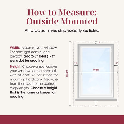 Faux Wood Blind with Crown Valance - 34 5/8"W X 48"H, White, Cordless 2" Slat Horizontal Blind - for Kitchen, Bedroom, Living Room, Doors